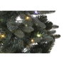 DKD Home Decor Árbol de Navidad con LED Verde, 130 cm, 393 Ramas y 150 Luces
