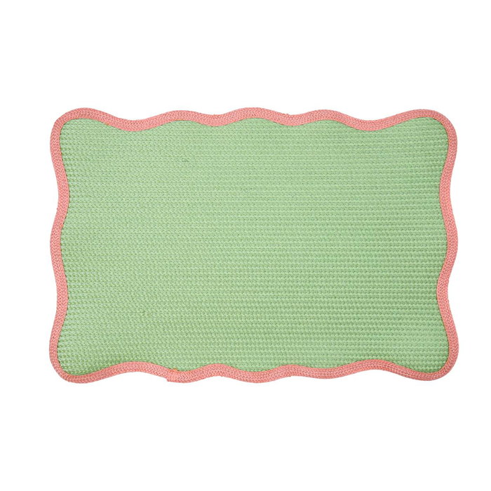 Quid Mantel Individual Polipropileno Verde/Coral Cherry Quid Mantel Individual Polipropileno Verde/Coral Cherry