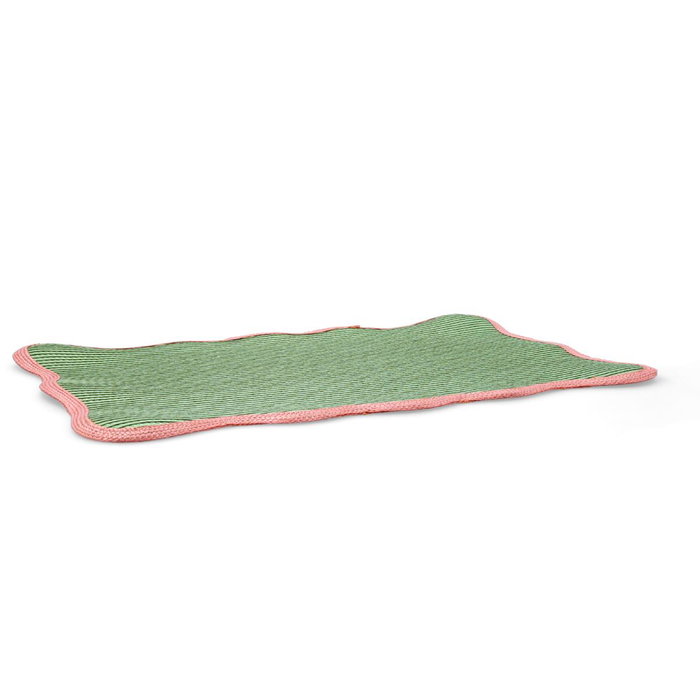Quid Mantel Individual Polipropileno Verde/Coral Cherry Quid Mantel Individual Polipropileno Verde/Coral Cherry
