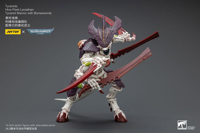 Warhammer 40k Figura 1/18 Tyranids Hive Fleet Leviathan Tyranid Warrior with Boneswords 12 cm Warhammer 40k Figura 1/18 Tyranids Hive Fleet Leviathan Tyranid Warrior with Boneswords 12 cm