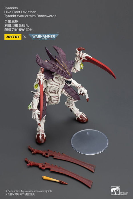 Warhammer 40k Figura 1/18 Tyranids Hive Fleet Leviathan Tyranid Warrior with Boneswords 12 cm Warhammer 40k Figura 1/18 Tyranids Hive Fleet Leviathan Tyranid Warrior with Boneswords 12 cm