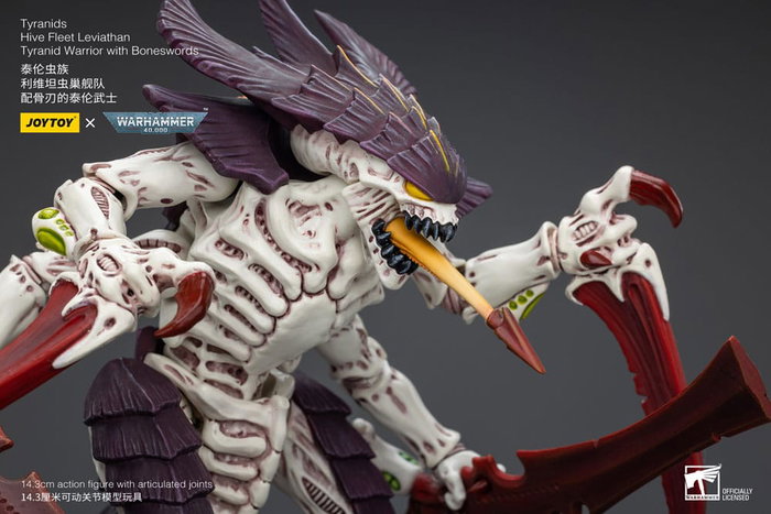 Warhammer 40k Figura 1/18 Tyranids Hive Fleet Leviathan Tyranid Warrior with Boneswords 12 cm Warhammer 40k Figura 1/18 Tyranids Hive Fleet Leviathan Tyranid Warrior with Boneswords 12 cm