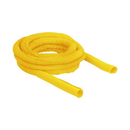 DeLOCK 20874 Manga tejida de cierre automático resistente al calor, 5 m x 19 mm, Amarillo