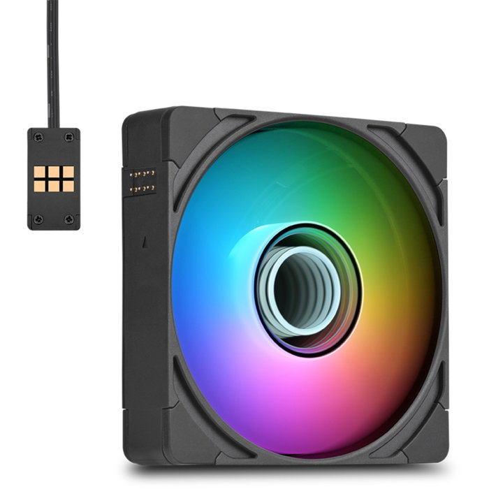 Thermaltake CT140 EX INFINITY ARGB Sync 3-Pack de 140 mm negro