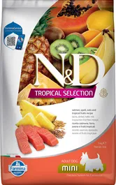 Farmina N&D Dog Tropical Selection Mini Salmon Pienso para Perros Adultos Sabor Salmón 5 kg