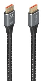 Aisens Cable DisplayPort 2.1 16K 80Gbps 1.5m Negro