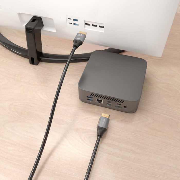 Aisens Cable DisplayPort V2.1 16K 80Gbps 1.5m Negro