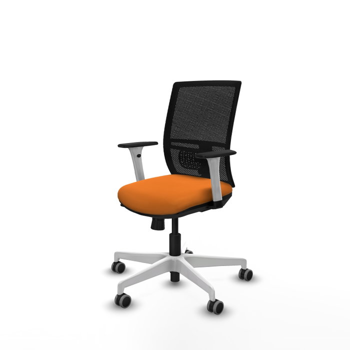 PIQUERAS Y CRESPO Silla de oficina Yunquera Naranja y Negro PIQUERAS Y CRESPO Silla de oficina Yunquera Naranja y Negro