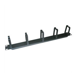 Panel frontal de 19 pulgadas con gestión de cables, Tipo C, negro