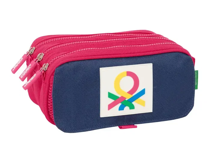 Safta Portatodo Triple Benetton Cherry