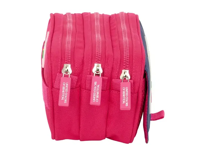 Safta Portatodo Triple Benetton Cherry