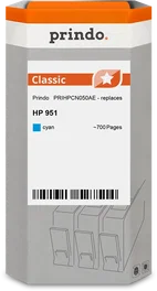 Prindo Classic Cartucho de tinta cian compatible con HP 951