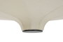 DKD Home Decor Lámpara de Techo de Papel y Acero Blanco Roto LED