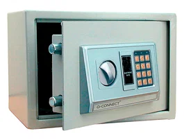 Q-connect Caja de Seguridad Electrónica 10L con Clave Digital