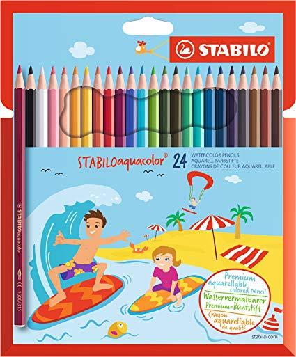 Stabilo Lápices De Colores Acuarelables Aquacolor C-Surtidos Estuche 24 Ud Stabilo Lápices De Colores Acuarelables Aquacolor C-Surtidos Estuche 24 Ud