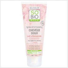 SO´BIO ETIC Acondicionador Suave Leche Almendras Proteínas Arroz Reacondicionado 200 ml
