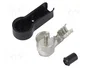 4CARMEDIA Conector de Antena ISO Macho para Cable RG174 Angular