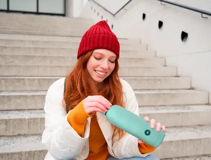 Botella Portalíquidos Antartik Isotérmica Acero Inoxidable Libre de BPA, Mantiene Frío 24h Calor 12h, Color Menta, 750 ml Botella Portalíquidos Antartik Isotérmica Acero Inoxidable Libre de BPA, Mantiene Frío 24h Calor 12h, Color Menta, 750 ml