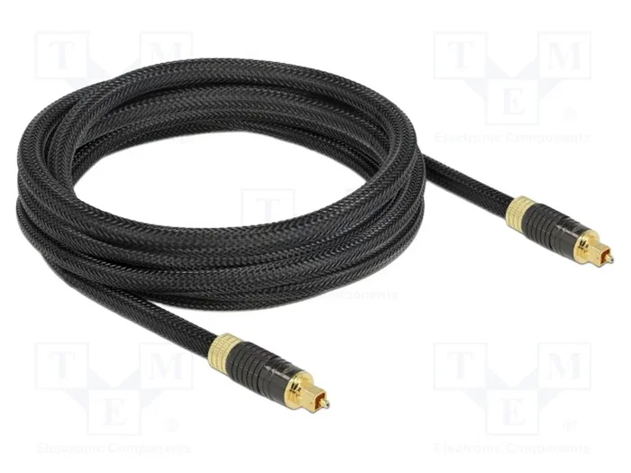DeLOCK Cable óptico TOSLINK con conectores estándar de 3 m DeLOCK Cable óptico TOSLINK con conectores estándar de 3 m