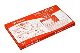 Forro Ajustable Sadipal Pvc Trans. 120Μ 30X55 (Set de 5)