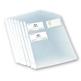 Grafoplas Pack de 10 fundas para tarjeteros A4 de 110 micras