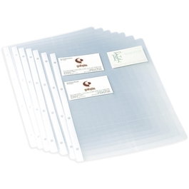 Funda Para Tarjetas Grafoplas Pp 110Μ A4 8 Dptos. 4 Tal.Rfzo. Bolsa De 10