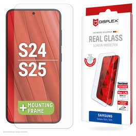 Displex DISPLEX Protector de Pantalla Panzerglas 2D 10H para Samsung Galaxy S24 - Vidrio Templado, Resistente a Rayones y Golpes, Fácil Aplicación
