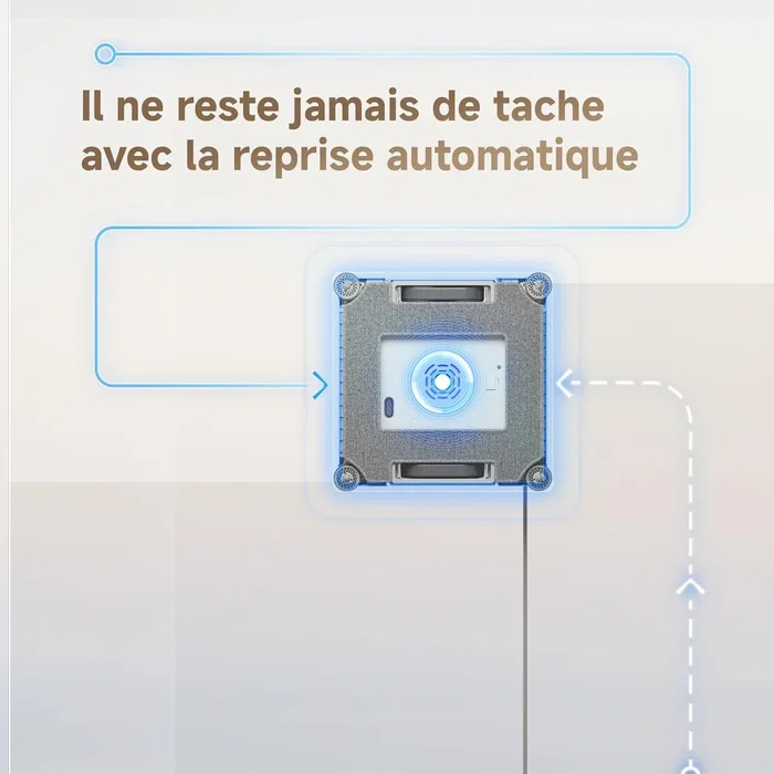 Dreame Robot Limpiacristales C1 AABHR59022 Protección y Seguridad Fiables Tecnología CornerClean Limpieza en Húmedo a Fondo Dreame Robot Limpiacristales C1 AABHR59022 Protección y Seguridad Fiables Tecnología CornerClean Limpieza en Húmedo a Fondo