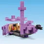 LEGO 21264 Minecraft El Dragón y el Barco de Ender - Set de Construcción inspirado en Videojuegos