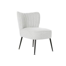 DKD Home Decor Sillón Scandi Beige Negro 64 x 72.5 x 55 cm