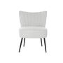 DKD Home Decor Sillón Scandi Beige Negro 64 x 72.5 x 55 cm