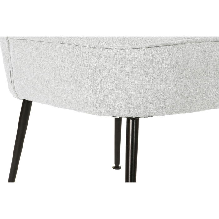 DKD Home Decor Sillón Scandi Beige Negro 64 x 72.5 x 55 cm DKD Home Decor Sillón Scandi Beige Negro 64 x 72.5 x 55 cm