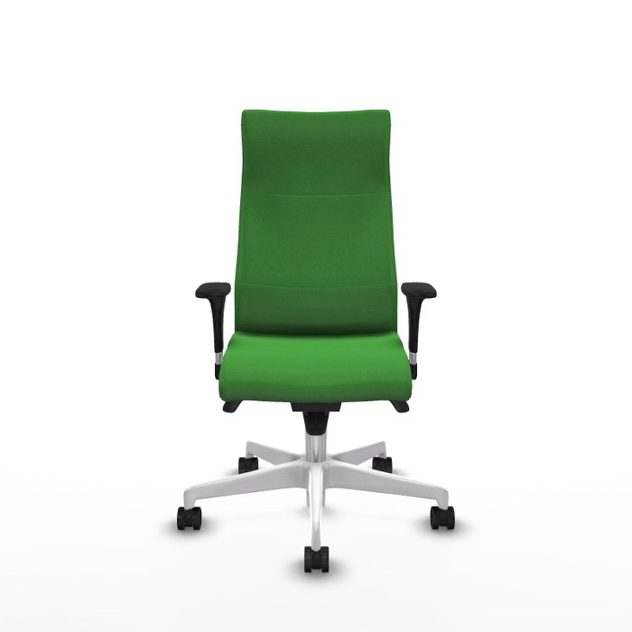 PIQUERAS Y CRESPO Sillón Albacete Verde con Mecanismo Sincro y Base Blanca PIQUERAS Y CRESPO Sillón Albacete Verde con Mecanismo Sincro y Base Blanca