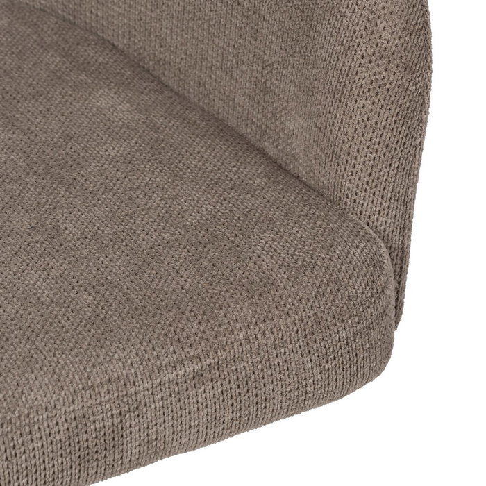 Silla Taupe Giratoria Tejido-Metal 59,50 X 62 X 83,50 cm (Set de 2) Silla Taupe Giratoria Tejido-Metal 59,50 X 62 X 83,50 cm (Set de 2)