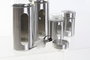 Set para Aliñar DKD Home Decor Cristal Plateado Acero Inoxidable (22 x 5,4 x 22 cm)