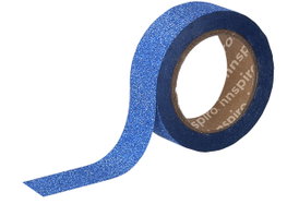 Innspiro Cinta masking tape Serie Glitter azul 15mm x 6,5m