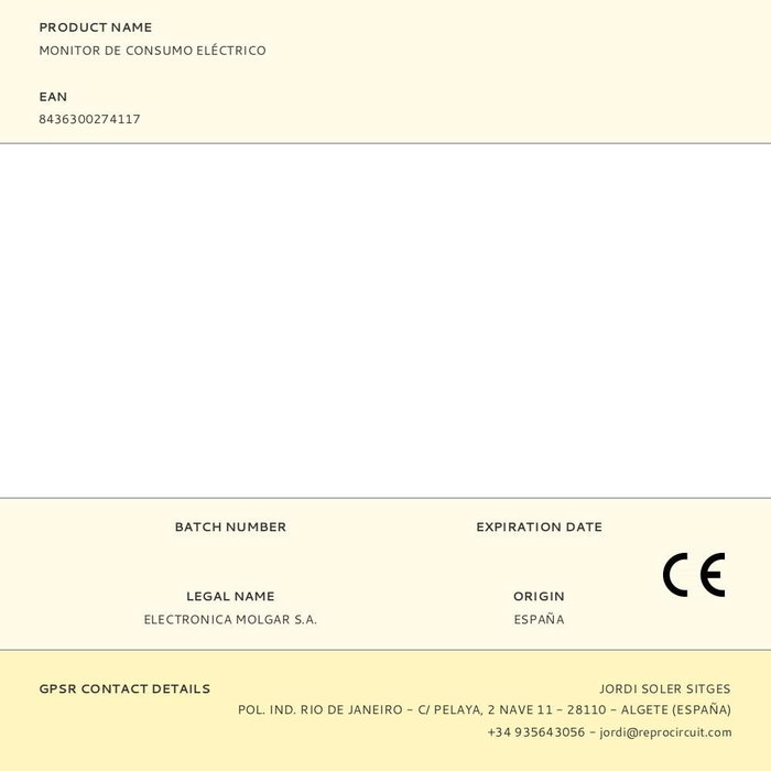 Alecto Monitor de Consumo Eléctrico Blanco, 16A/250V, Alimentación 3 x LR44 Alecto Monitor de Consumo Eléctrico Blanco, 16A/250V, Alimentación 3 x LR44