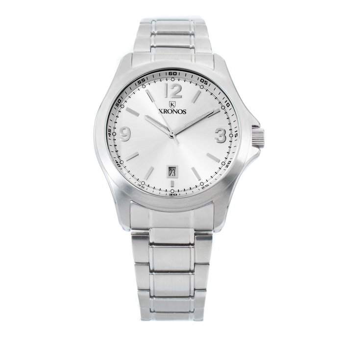 Kronos Reloj Analógico de Cuarzo Gris Kronos Reloj Analógico de Cuarzo Gris