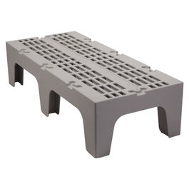 CAMBRO Banquillo ranurado de almacenaje 52 x 122 x 30 cm Gris moteado