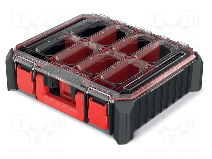 KISTENBERG CMX 40 Contenedor Colectivo con Particiones Negro