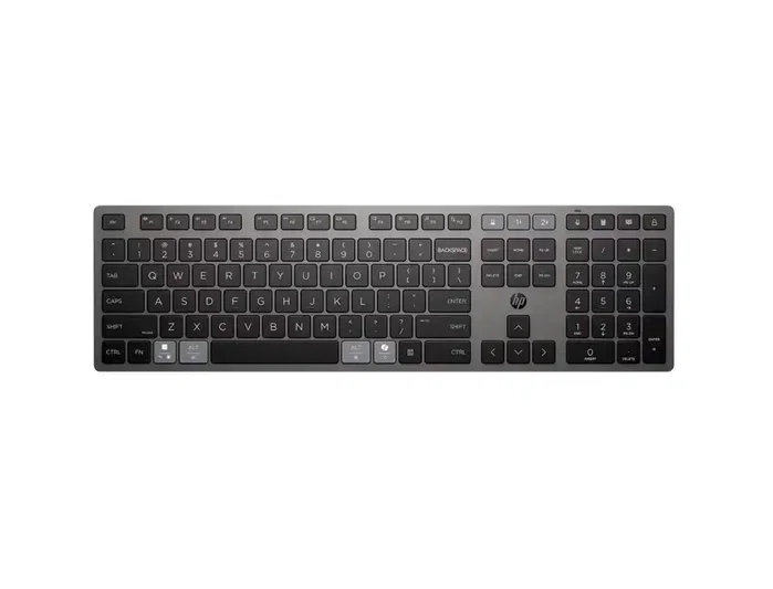 HP Combo 725 Teclado y Ratón Inalámbricos Recargables Multidispositivo Negro HP Combo 725 Teclado y Ratón Inalámbricos Recargables Multidispositivo Negro