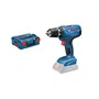 Bosch Professional Taladro Atornillador GSR 18V-21 + 2 Baterías 2.0Ah + Cargador GAL 18V-40 L-Boxx