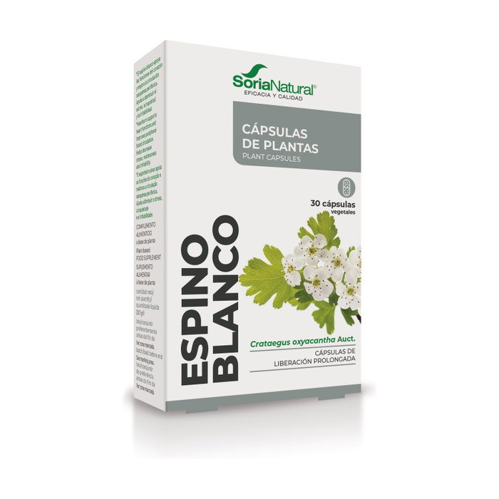 Soria Natural Espino Blanco Liberación Prolongada 30 Cápsulas - Fórmula XXI Soria Natural Espino Blanco Liberación Prolongada 30 Cápsulas - Fórmula XXI