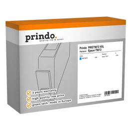 Prindo PRIET9072 Classic XXL Cartucho de tinta cian
