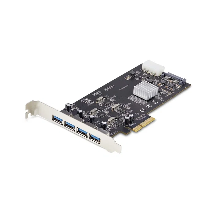 StarTech.com Tarjeta de expansión PCIe con 4 puertos USB-A de 5 Gbps (P5Q4A-USB-CARD) StarTech.com Tarjeta de expansión PCIe con 4 puertos USB-A de 5 Gbps (P5Q4A-USB-CARD)