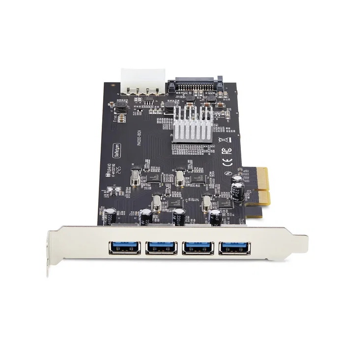 StarTech.com Tarjeta PCIe 4 Puertos USB-A 5Gbps P5Q4A-USB-CARD StarTech.com Tarjeta PCIe 4 Puertos USB-A 5Gbps P5Q4A-USB-CARD