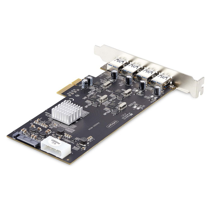 StarTech PCIe 4 Puertos USB-A Controlador Tarjeta de Expansión
