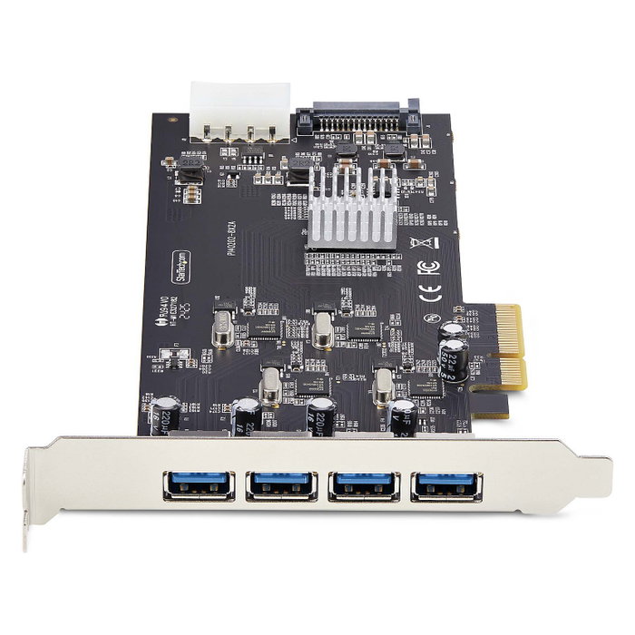 StarTech PCIe 4 Puertos USB-A Controlador Tarjeta de Expansión