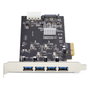 StarTech PCIe 4 Puertos USB-A Controlador Tarjeta de Expansión