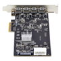 StarTech PCIe 4 Puertos USB-A Controlador Tarjeta de Expansión